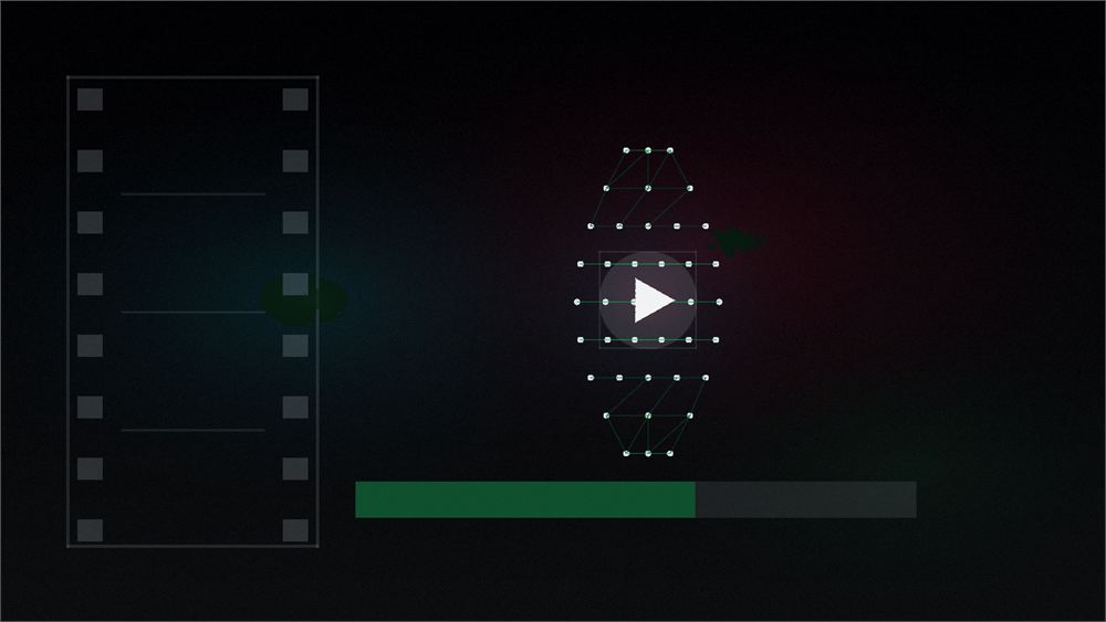 Personal voice scripted AI video artwork